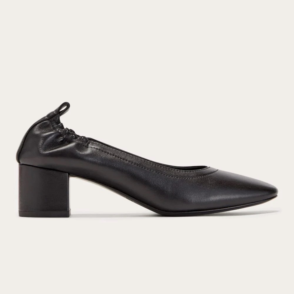 EVERLANE The Day Heel 7.5 Black NWOB